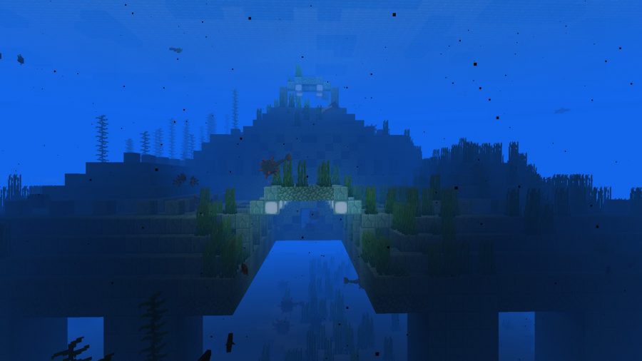 tempio dell'acqua dei semi di Minecraft