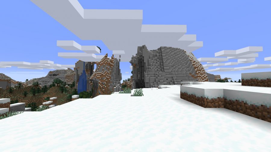 Minecraft migliori semi di montagna innevata