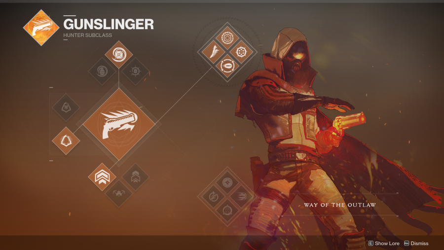 Albero di classe Gunslinger Hunter 2 di Destiny