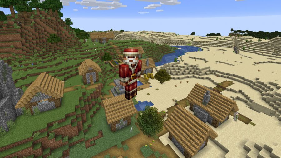 Skin Minecraft Santa HD