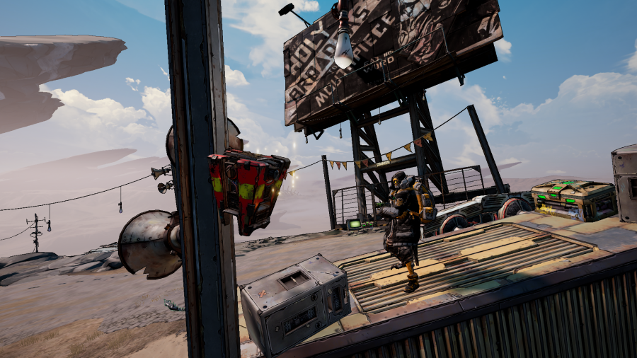 Bluff di Ascensione del Claptrap morto di Borderlands 3
