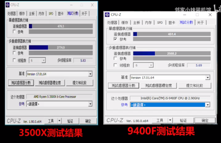amd-ryzen-5-3500x-CPU-Z-benchmark