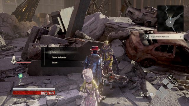 Code Vein
  Prima posizione sulla mappa