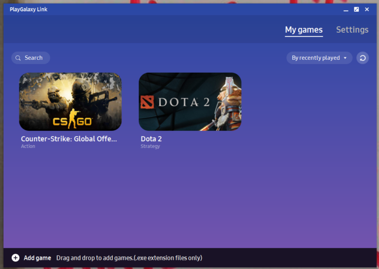 PlayGalaxyLink "width =" 740 "height =" 526 "srcset =" http://giochipertutti.org/wp-content/uploads/2019/09/L39app-di-streaming-di-giochi-Samsung-Gioca-a-Galaxy-Link.png 740w, https: //cdn.wccftech. com / wp-content / uploads / 2019/09 / PlayGalaxyLinkDesktop-410x291.png 410w, https://cdn.wccftech.com/wp-content/uploads/2019/09/PlayGalaxyLinkDesktop-768x546.png 768w, https: // cdn.wccftech.com/wp-content/uploads/2019/09/PlayGalaxyLinkDesktop-86x60.png 86w, https://cdn.wccftech.com/wp-content/uploads/2019/09/PlayGalaxyLinkDesktop-820x583.png 820w, https://cdn.wccftech.com/wp-content/uploads/2019/09/PlayGalaxyLinkDesktop.png 975w "dimensioni =" (larghezza massima: 740px) 100vw, 740px "/></p>
<p class=