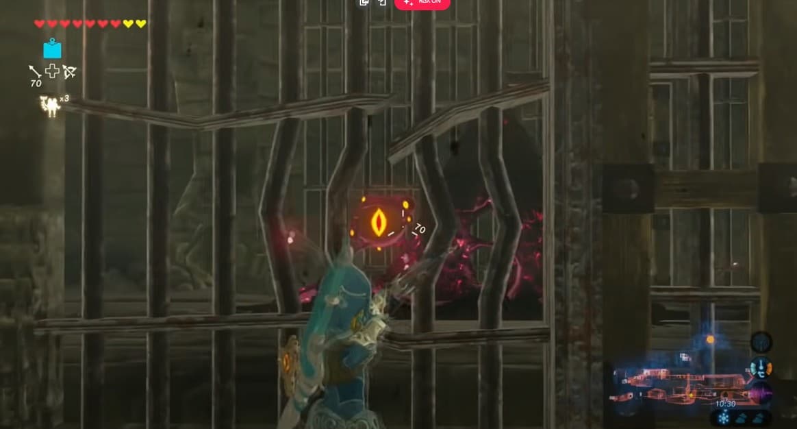 Il mini boss Stanlox in Zelda Breath of the Wild
