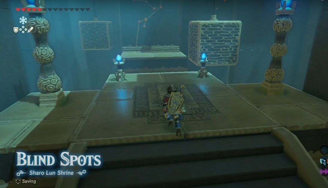 Prove sui punti ciechi in Zelda BOTW