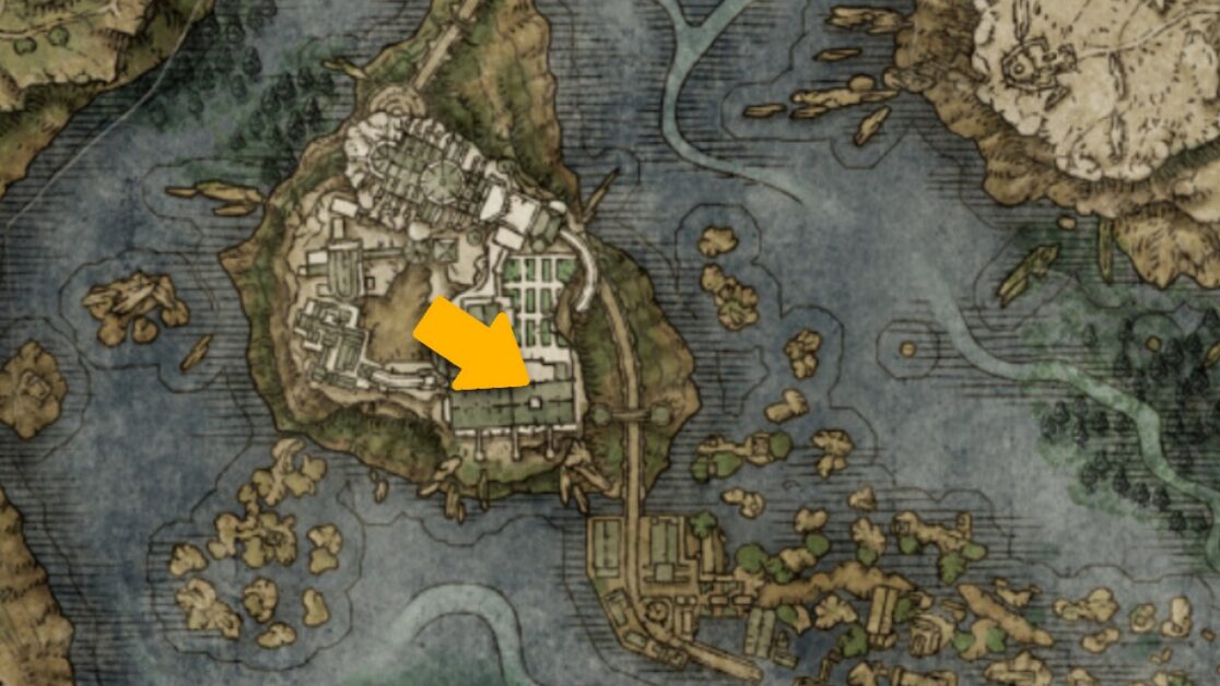 Radagon Icona Talismano posizione sulla mappa in Elden Ring