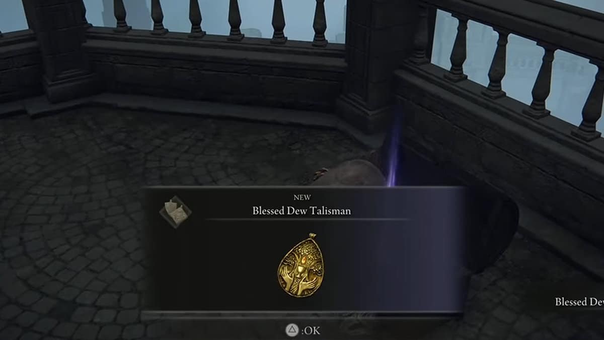 Elden Ring Blessed Dew Talisman