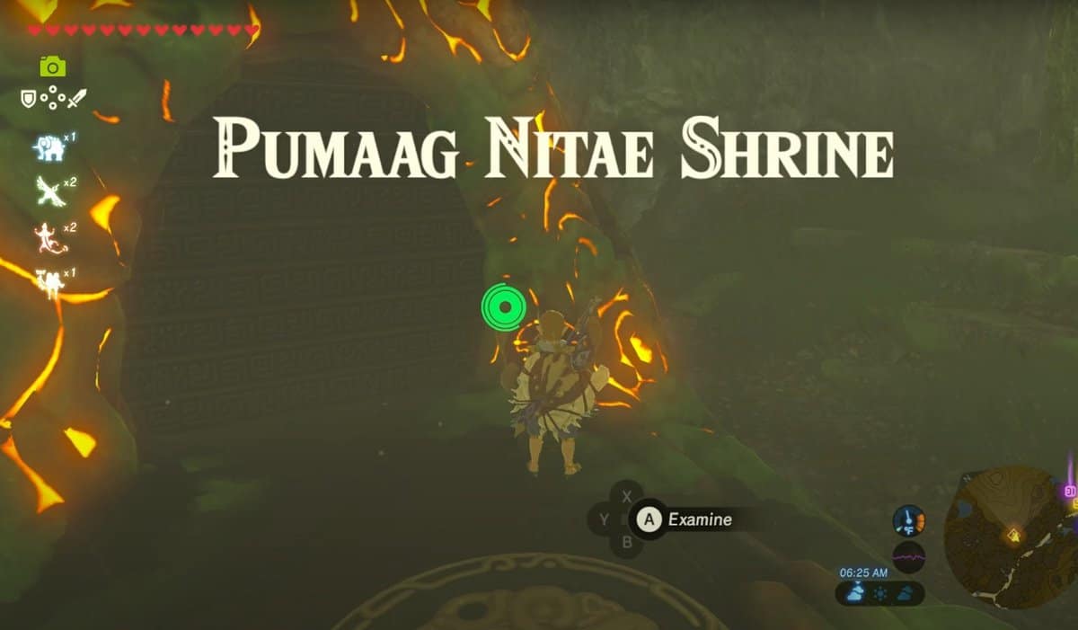 Pumaag Nitae Shrine in Zelda Breath of the Wild