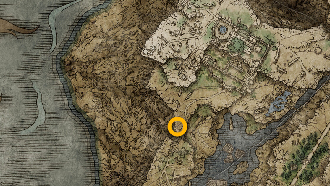 Posizione della mappa di Smithing Master Iji a Elden Ring