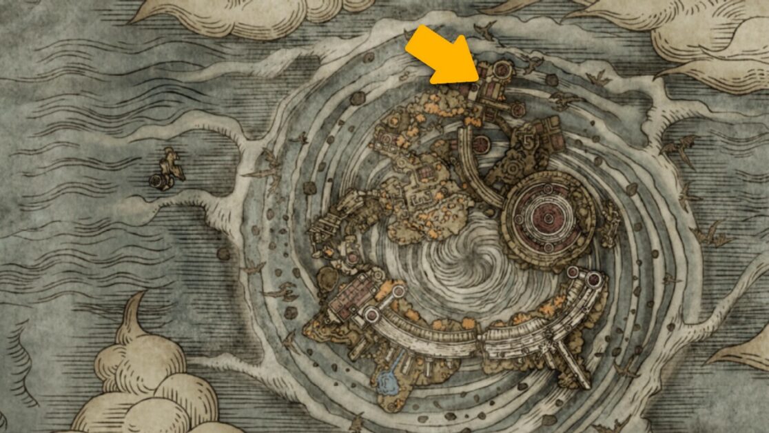 Boltdrake Talisman +2 posizione in Elden Ring