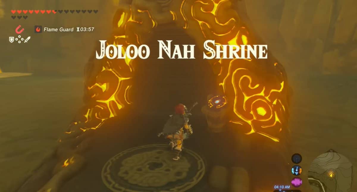 Joloo Naah Shrine in Zelda Breath of the Wild