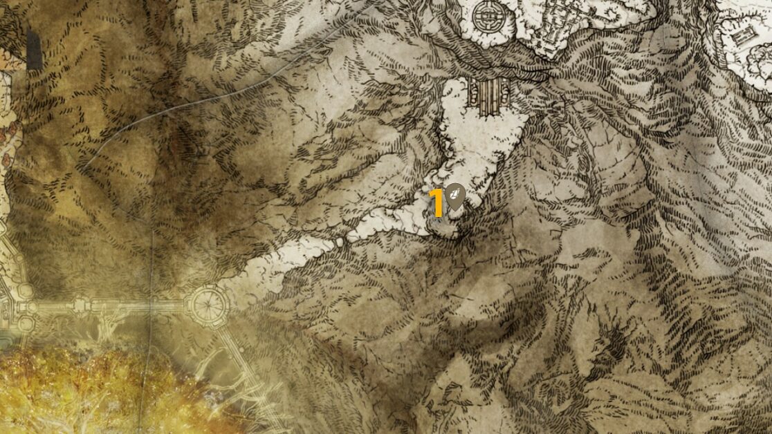 Forbidden Lands Dark Smithing Stone 7 posizioni sulla mappa di Elden Ring