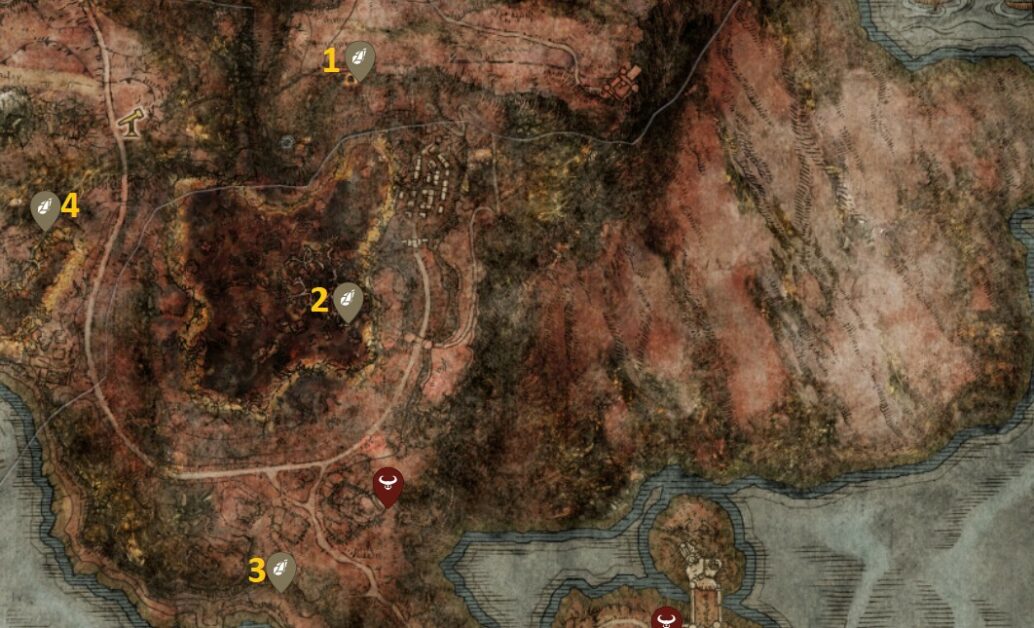 Cupa Pietra Forgiatrice 4 in Caelid in Elden Ring