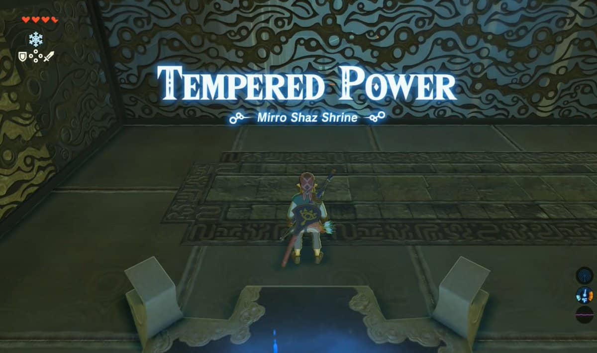 Mirro Shaz Shrine in Zelda Breath of the Wild