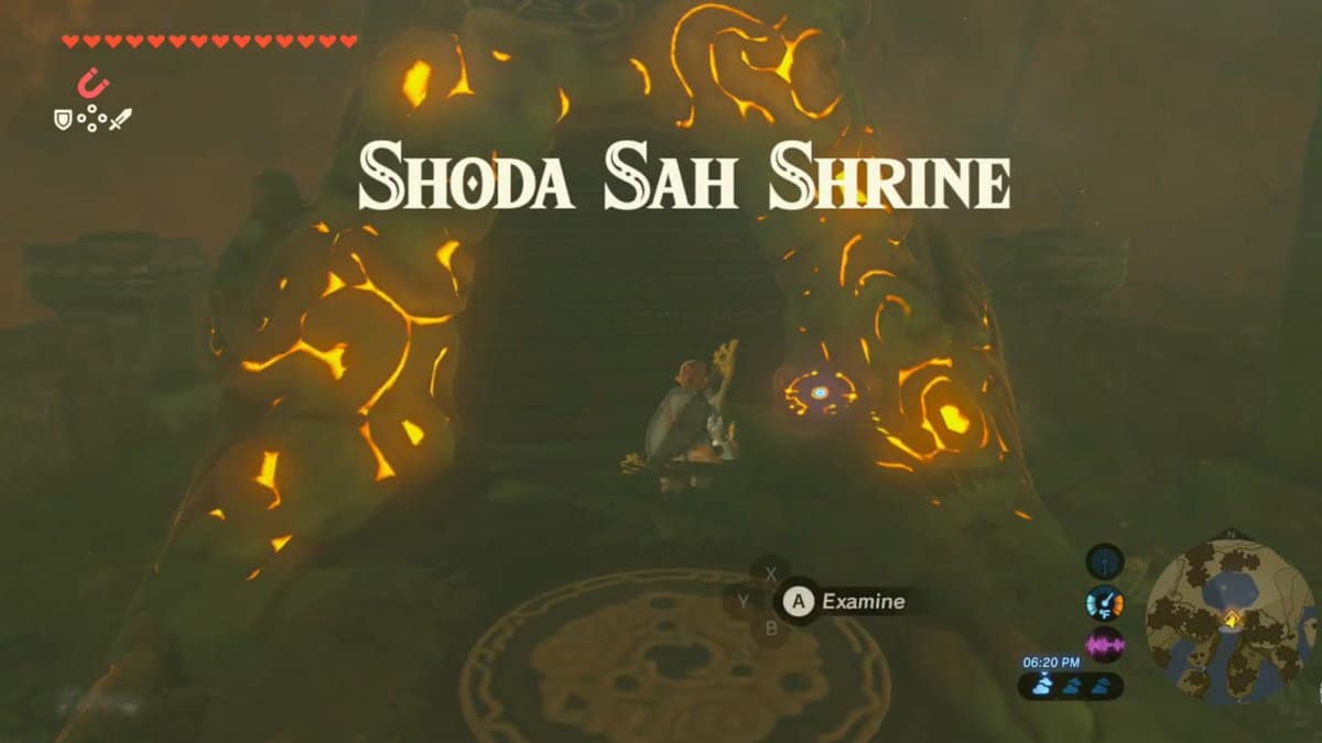 Shoda Sah Shrine in Zelda Breath of the Wild