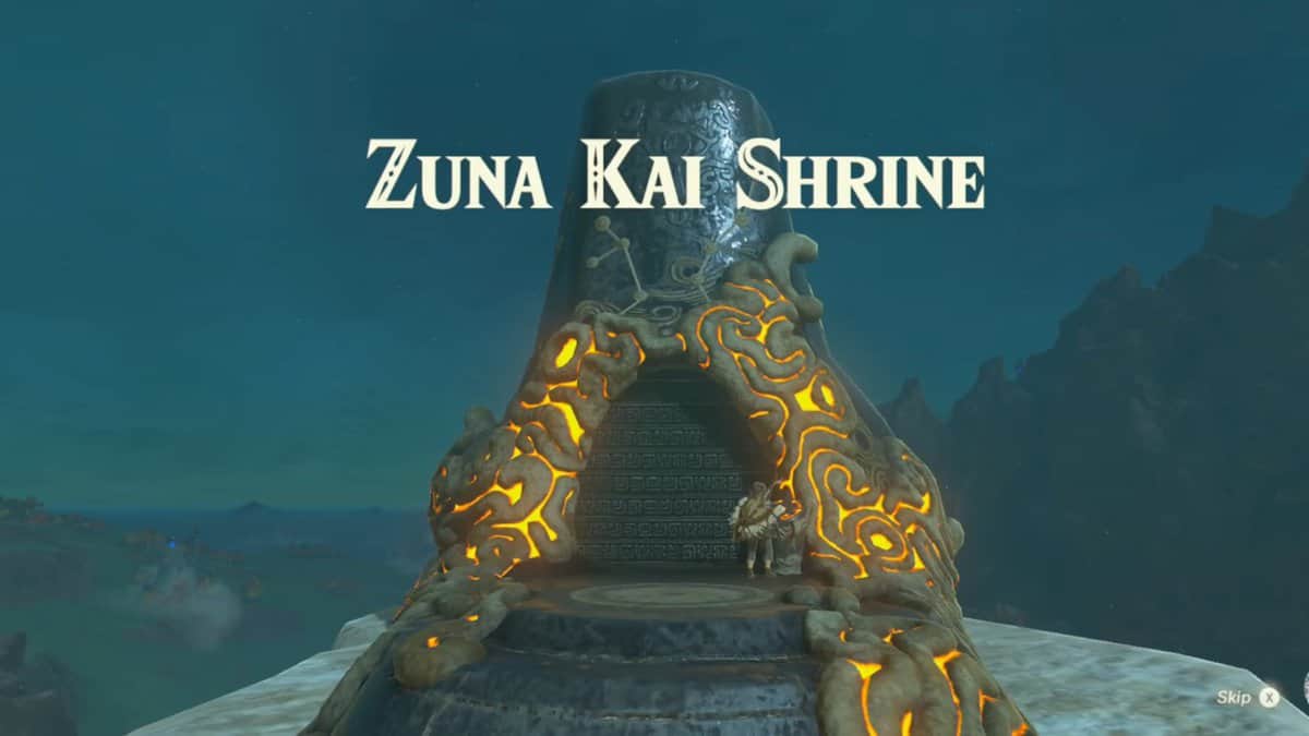 Zuna Kai Shrine in Zelda Breath of the Wild
