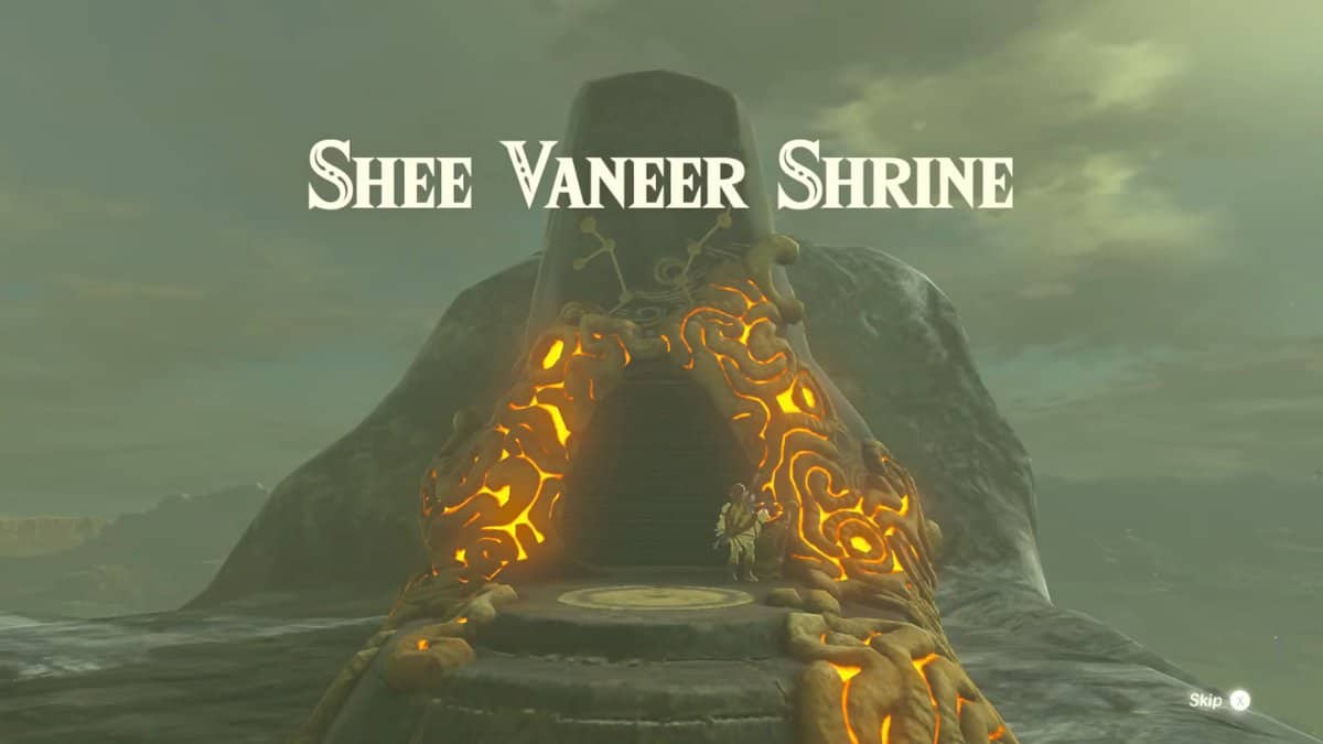 Zelda: Breath Of The Wild Shee Vaneer Shrine Guide