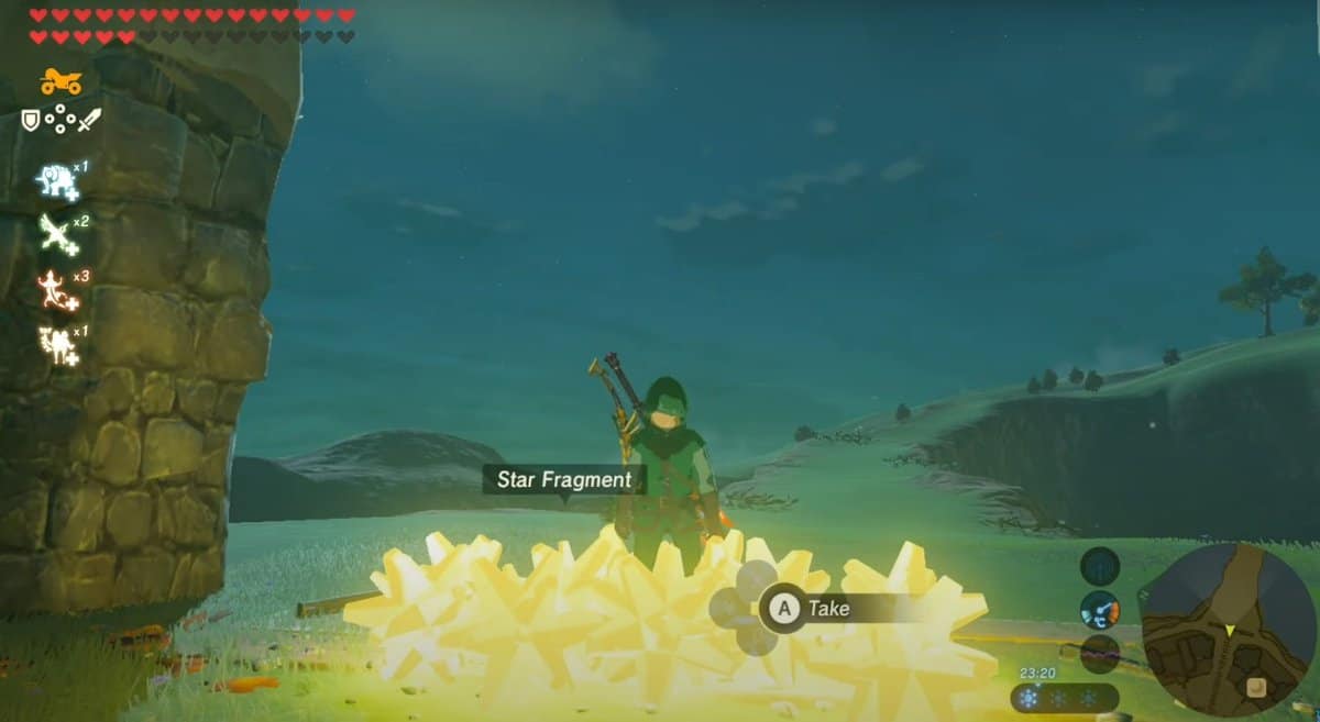 Come coltivare frammenti di stelle in Zelda: Breath Of The Wild