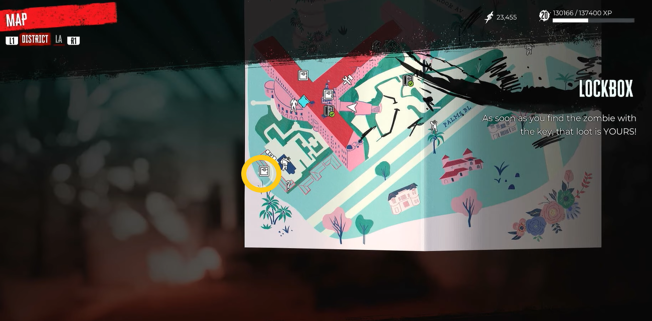 Posizione del container a bordo piscina in Dead Island 2