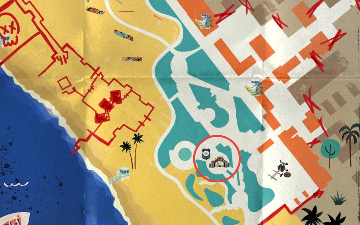 Posizione della keycard del dipartimento di polizia di Dead Island 2