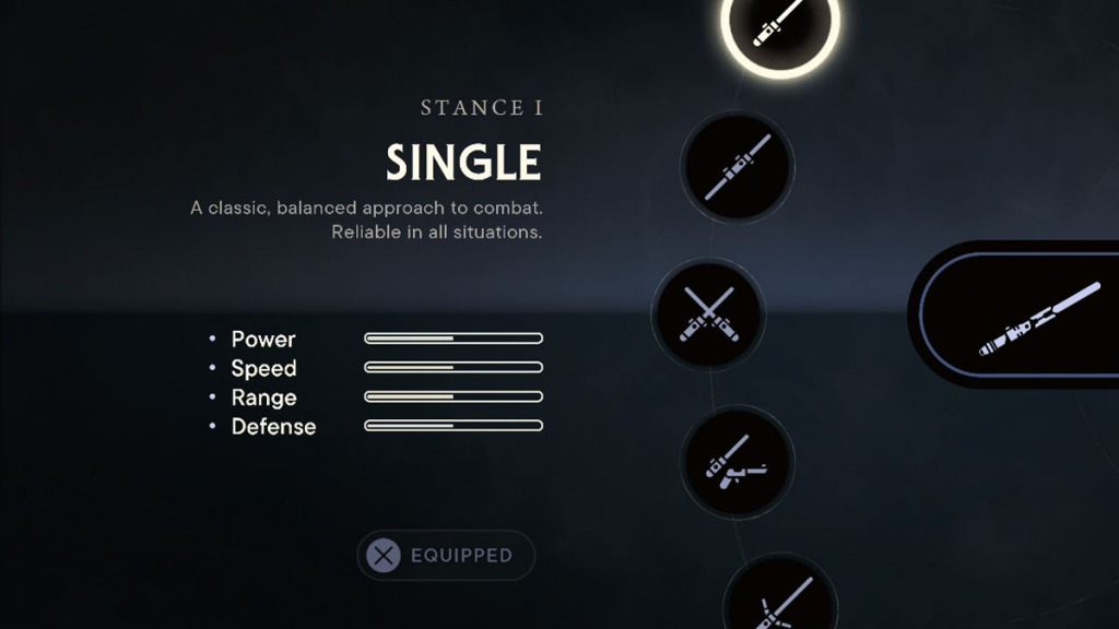 Posizione singola di Star Wars Jedi Survivor