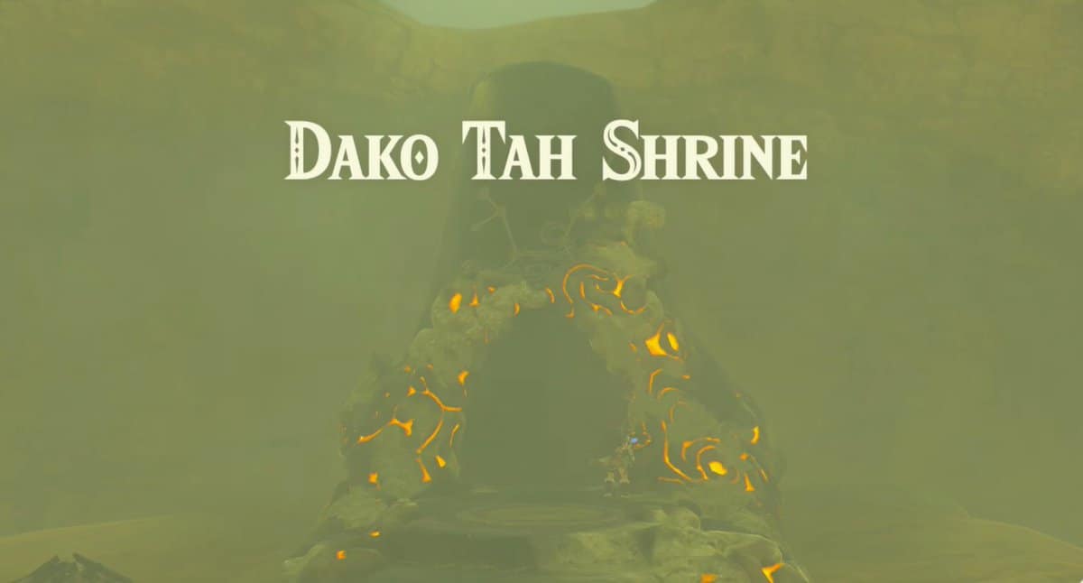 Zelda: Breath Of The Wild Dako Tah Santuario Guida