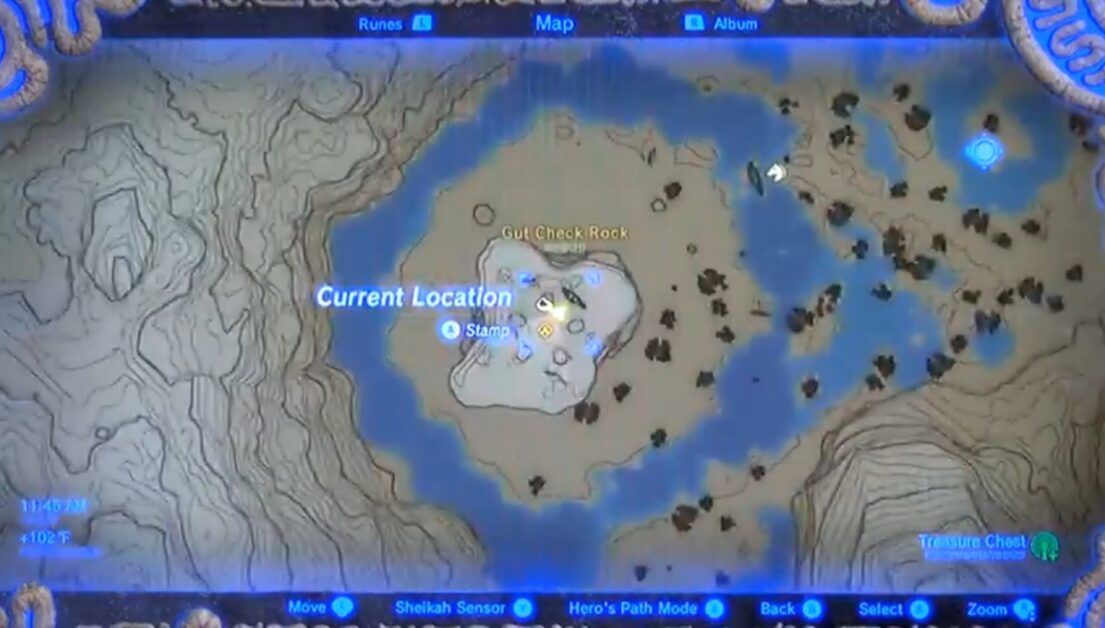 Luogo del Santuario di Gorae Torr in Zelda BOTW