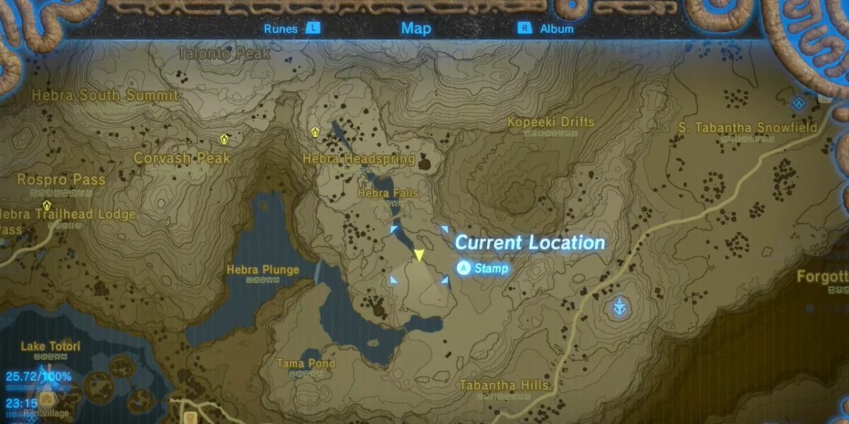 Luogo del Santuario di Lanno Kooh in Zelda BOTW