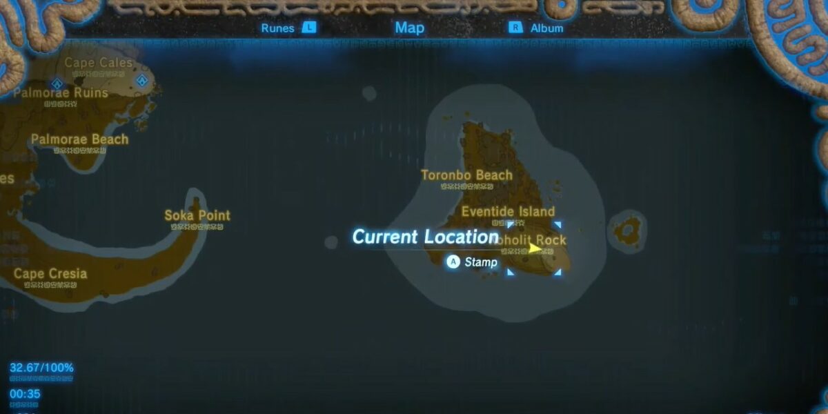 Santuario di Korgu Chideh in Zelda Breath of the Wild