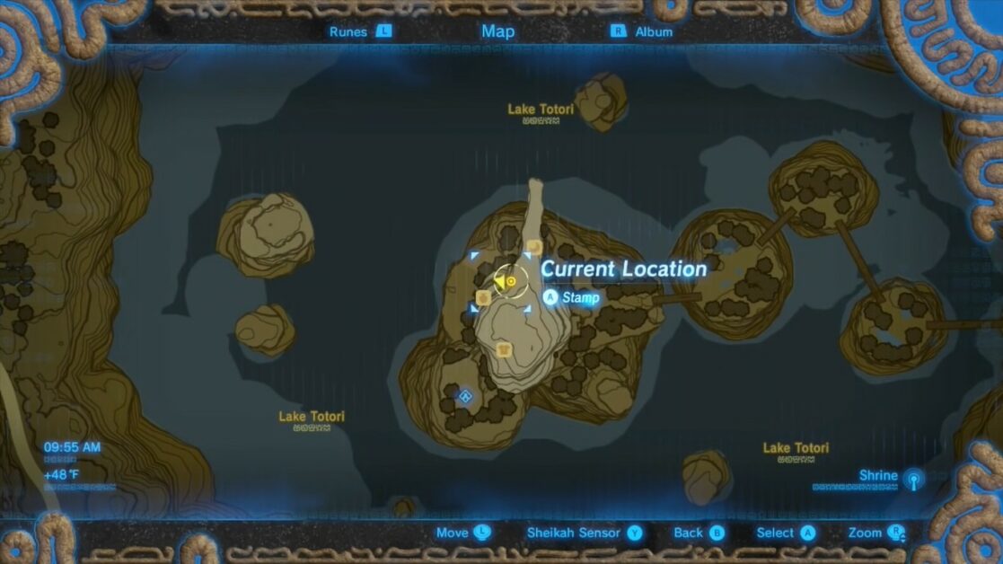 Posizione di Molli in Zelda Breath of the Wild