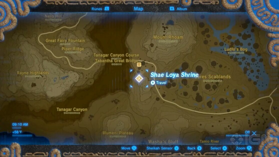 Zelda: Breath Of The Wild Shae Loya Santuario Guida