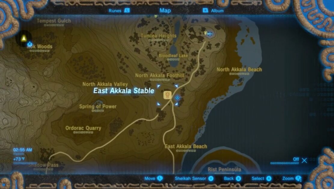 East Akkala Stable in Zelda BOTW
