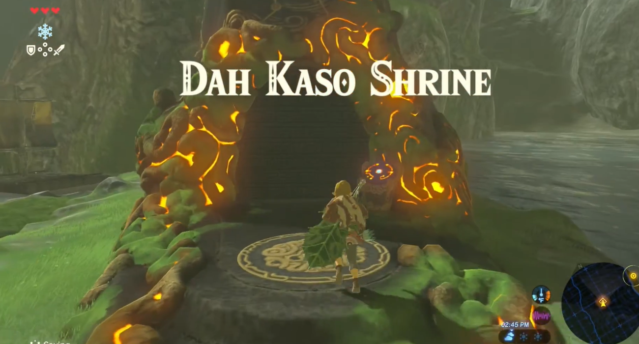 Dah kaso Shrine in Zelda Breath of the Wild