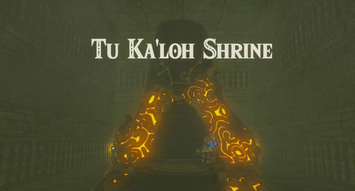 Tu Ka’loh Shrine in Zelda Breath of the Wild