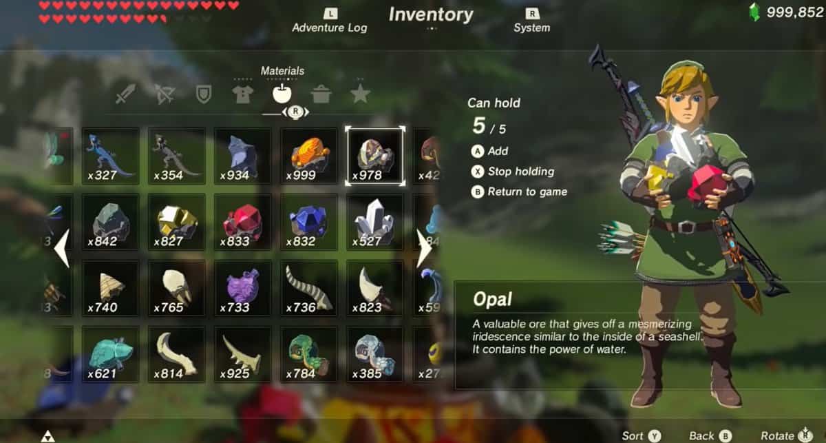 Zelda: Guida all'agricoltura di Breath Of The Wild Ore