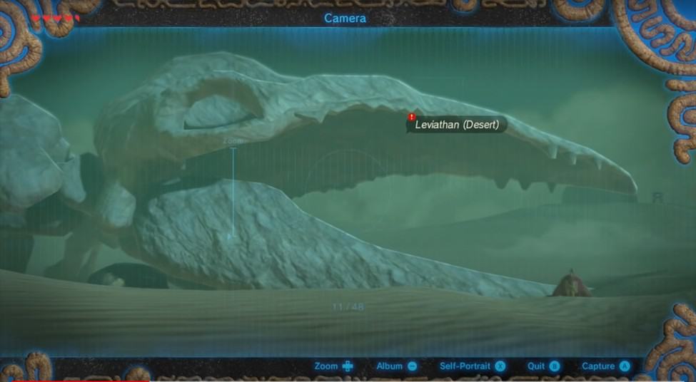 respiro delle ossa del leviatano selvaggio della città di Gerudo