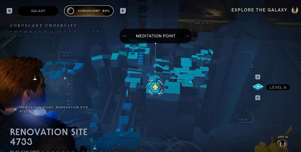 Oggetti da collezione di Star Wars Jedi Survivor Coruscant