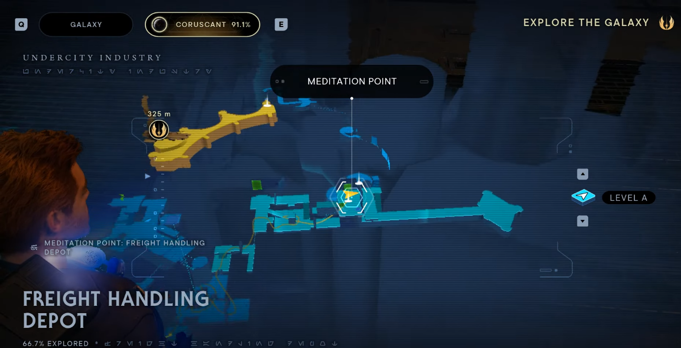 Oggetti da collezione di Star Wars Jedi Survivor Coruscant