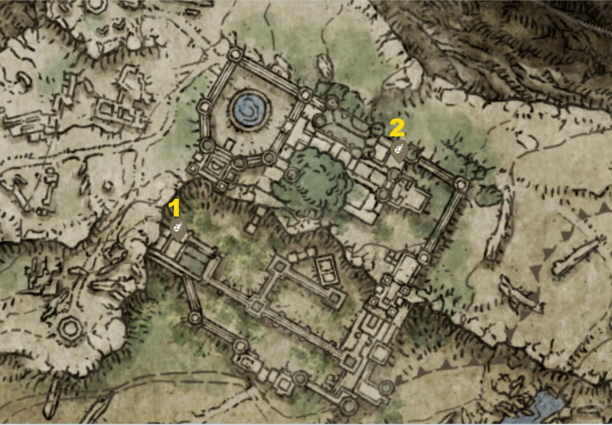 Caria Manor Smithing Stone 4 posizioni in Elden Ring