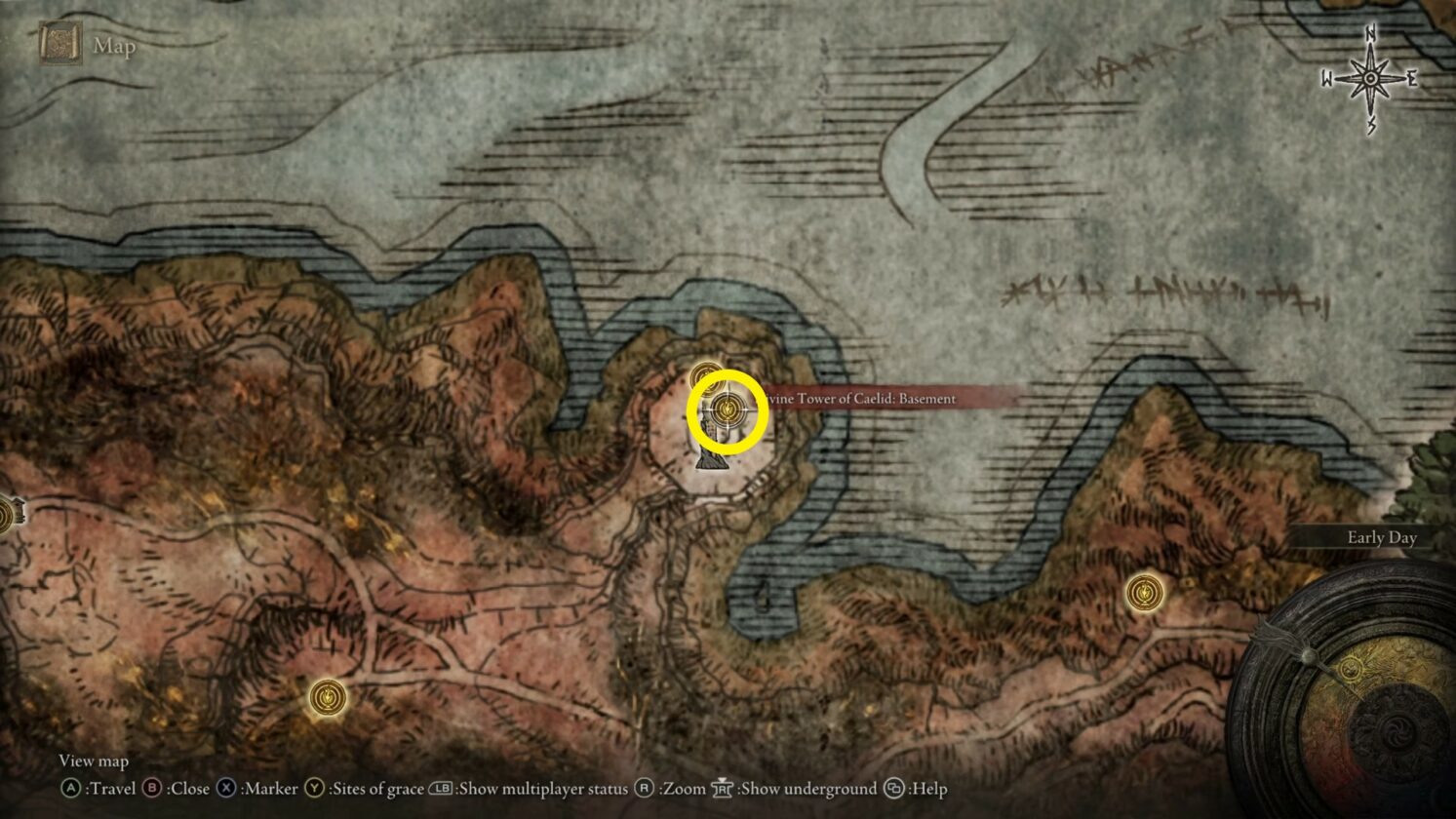 Blackflame Monk Imposta un luogo agricolo a Elden Ring