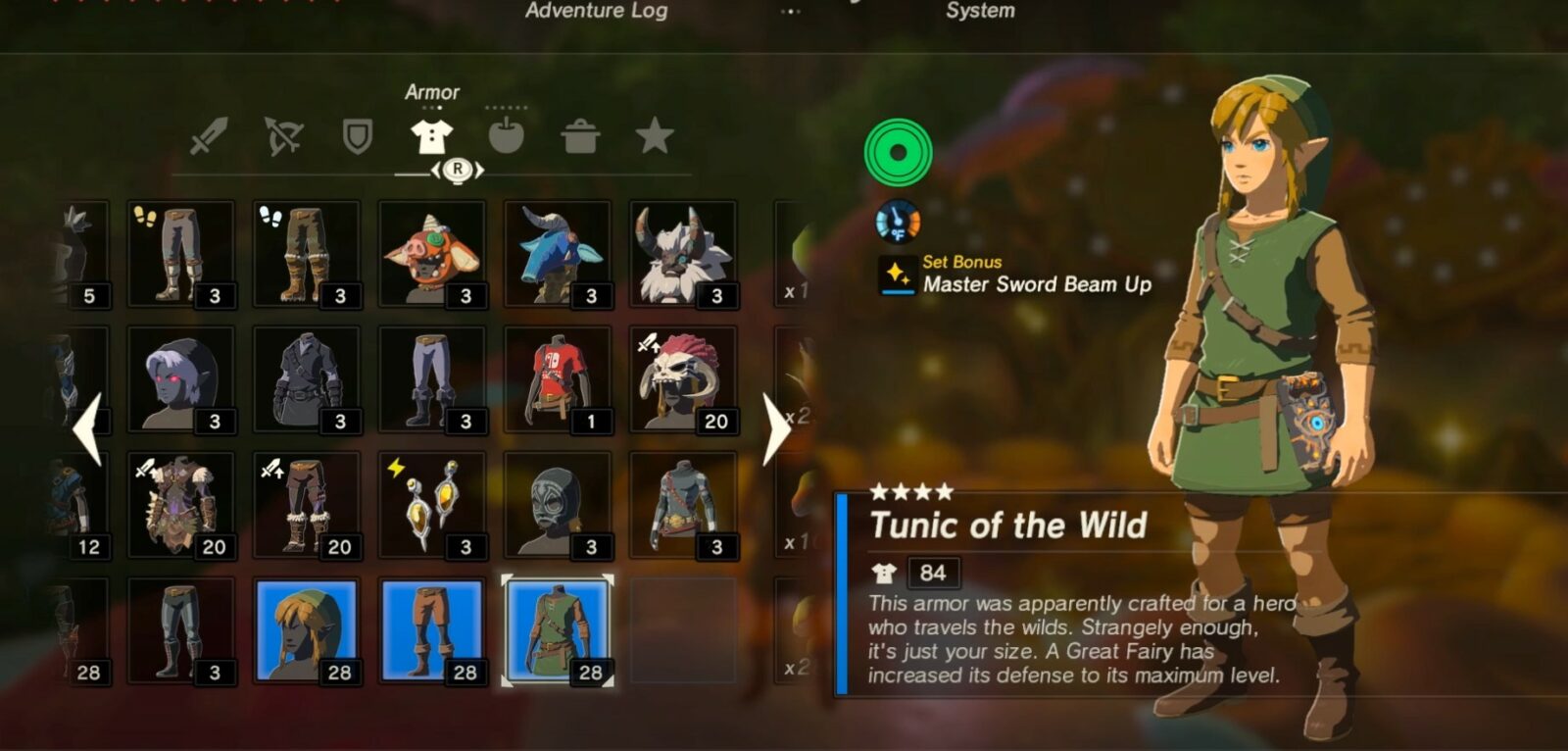 respiro del miglior set di armature selvaggio