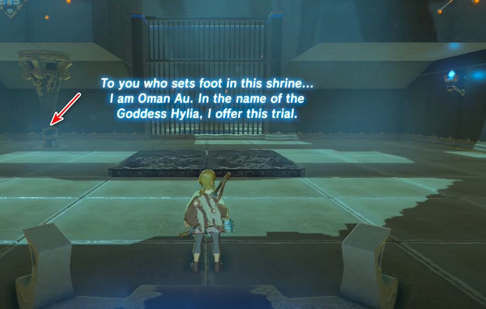 Posizione della runa Magnesis in Breath of the Wild