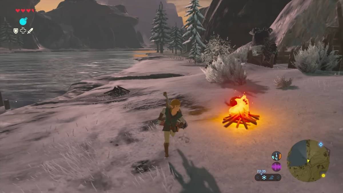 Come accendere un fuoco in Zelda: Breath Of The Wild