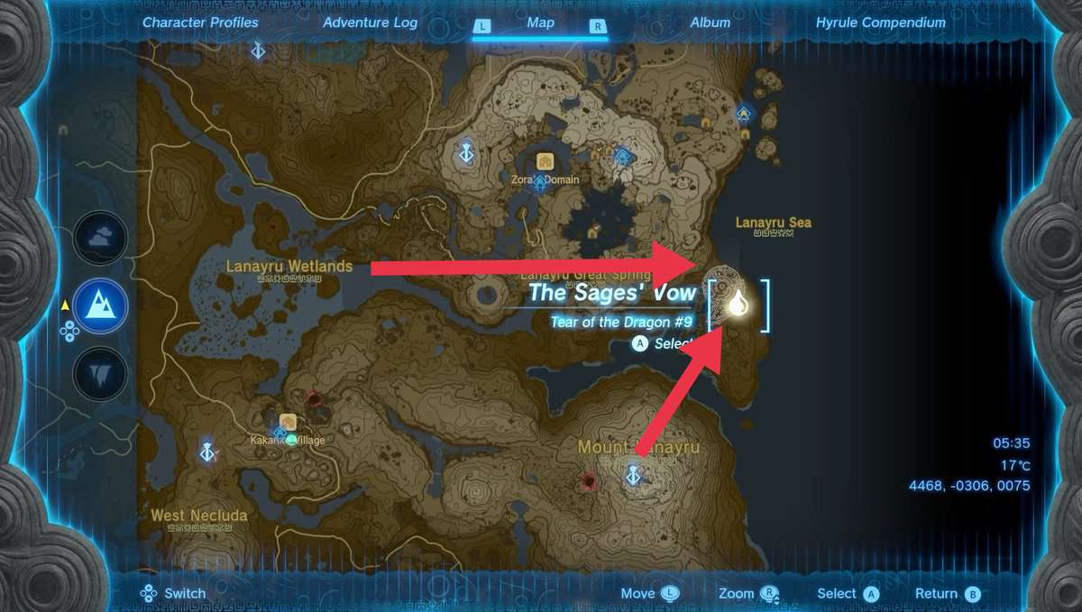 posizioni geoglifi di zelda totk