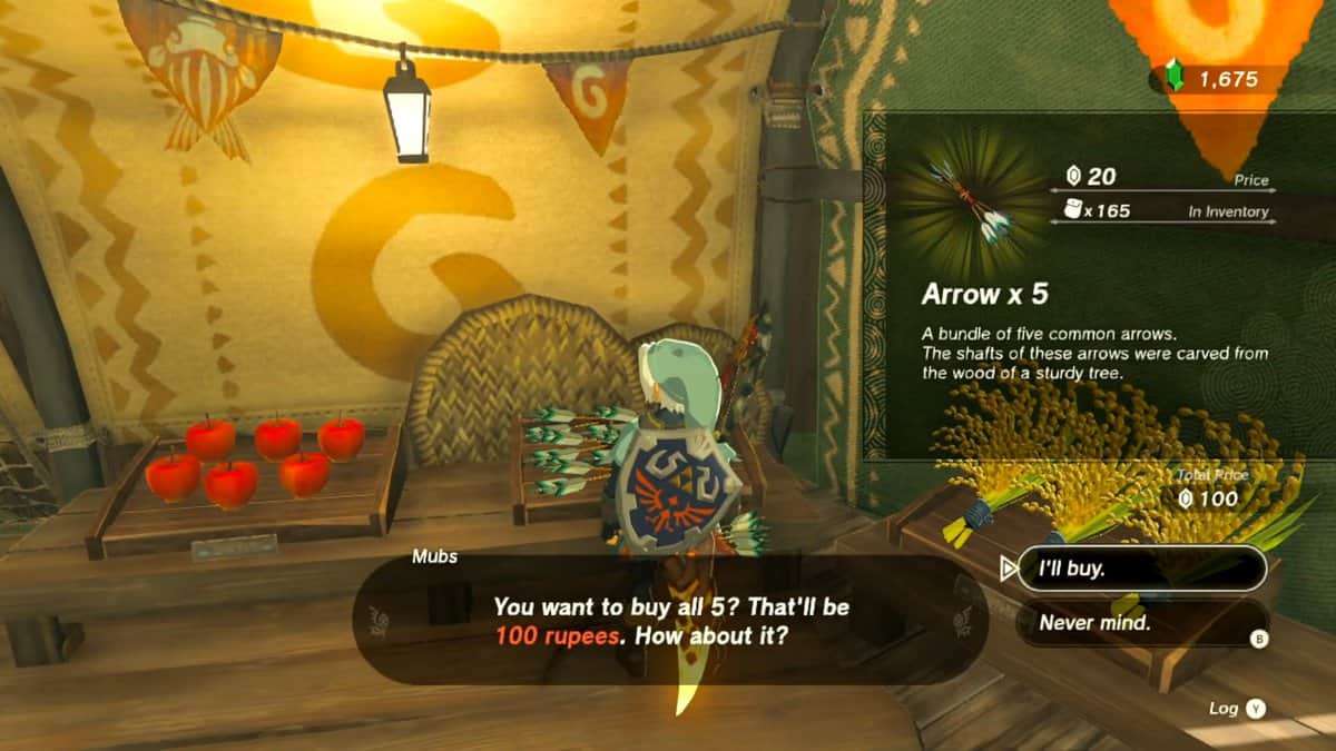 Arrows in Zelda Tears of the Kingdom