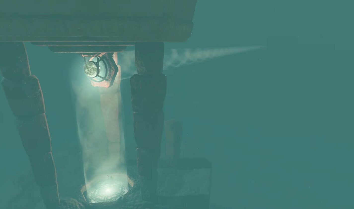 Pilastro di luce 1 in Zelda Lacrime del regno