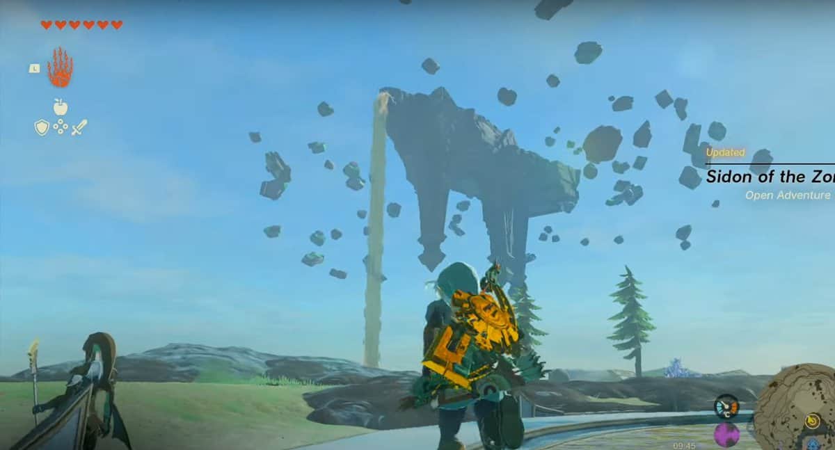 Zelda: Tears Of The Kingdom Land Of The Sky Fish Posizione