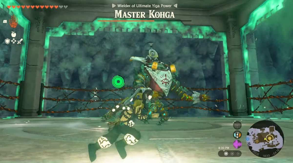 Come sconfiggere il maestro Kohga Boss in Zelda: Tears Of The Kingdom