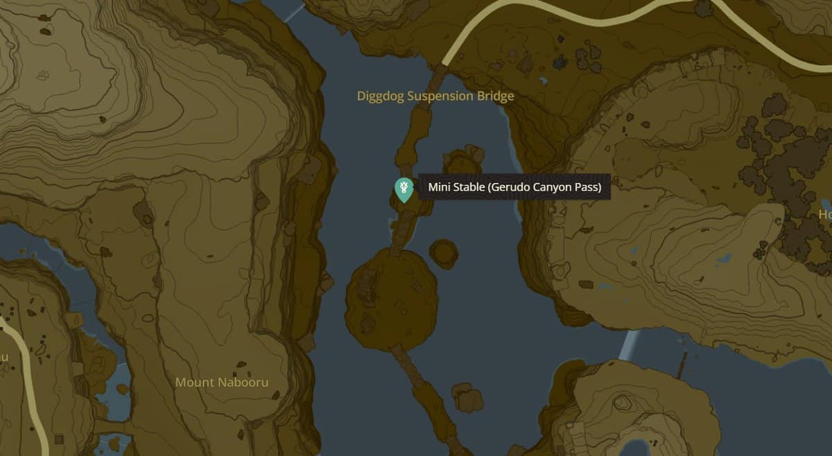 Zelda: Luoghi e mappe delle scuderie di Tears Of The Kingdom